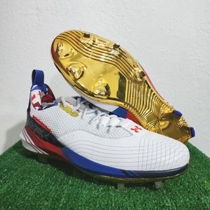 Under Armour Harper 7 Low ST USA Baseball Cleats 3025645-100 Size 6.5